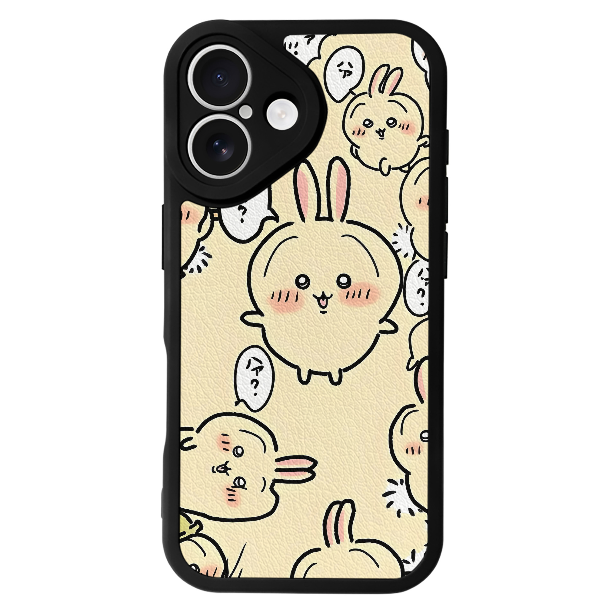 （画像用） ちいかわ Chii-kawa 【iPhone 16シリーズ対応】シリコンスマホケース（レザー調） 材質：シリコン